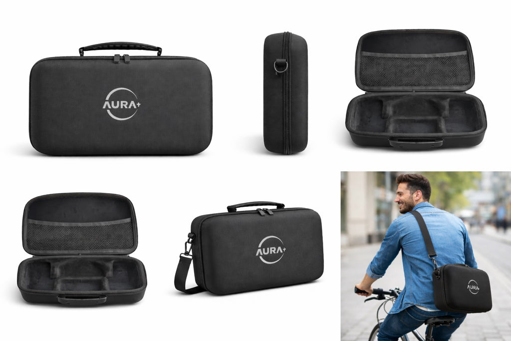 AURA+ EVA Carry Case per Meta Quest 3 - Custodia Rigida Premium